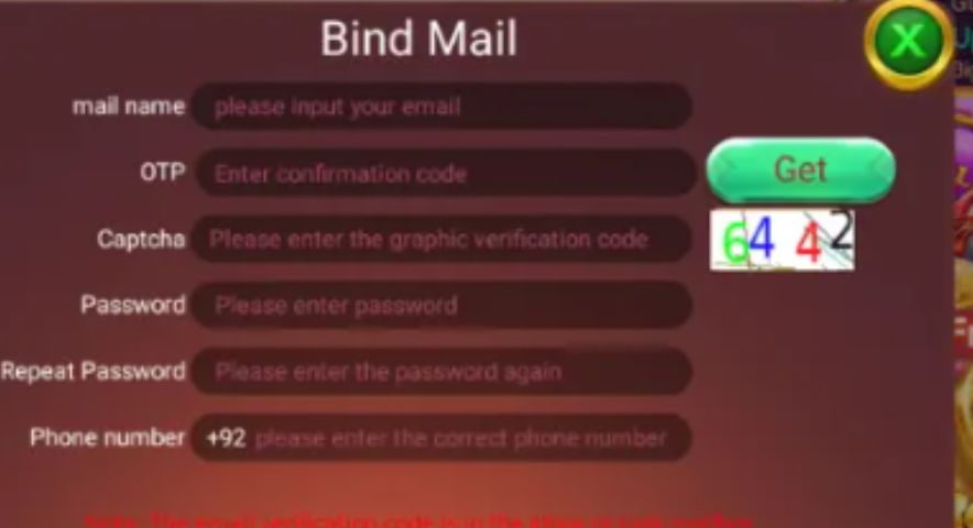 How to Bind Email with 3 Patti Lucky Game